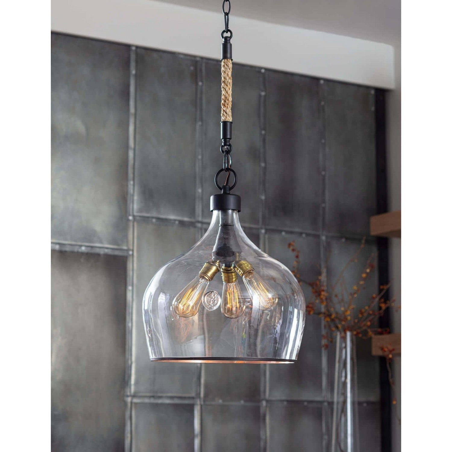 Regina Andrew - 16-1102 - Three Light Pendant - Demi - Clear
