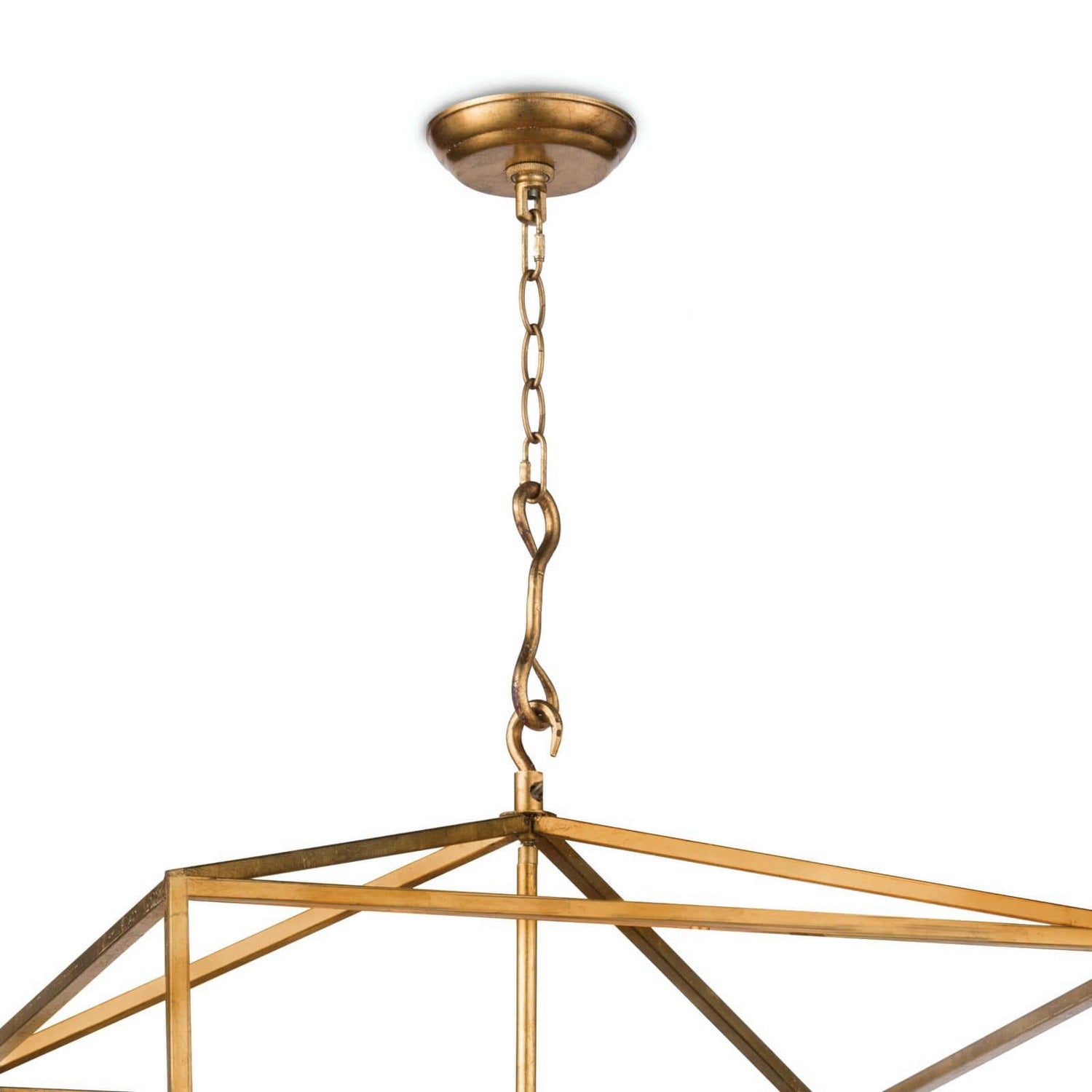 Regina Andrew - 16-1132AGL - Eight Light Lantern - Cape - Antique Gold