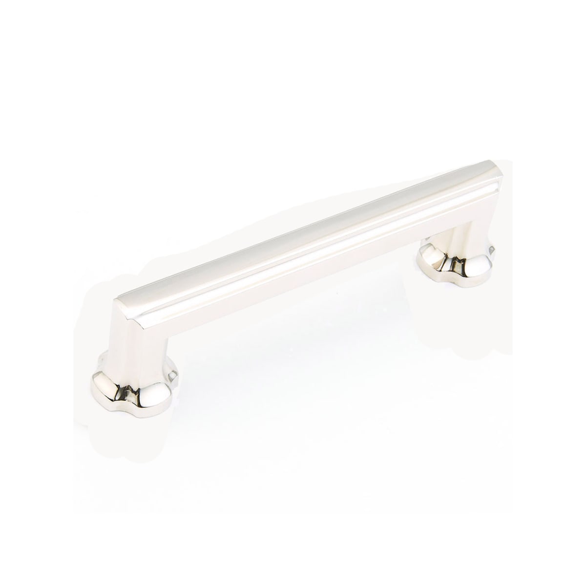 Schaub and Company - 877-PN-10PACK - Empire Pack of (10) - 4" Center to Center Classical Roman Cabinet Handles / Drawer Pulls in Polished Nickel