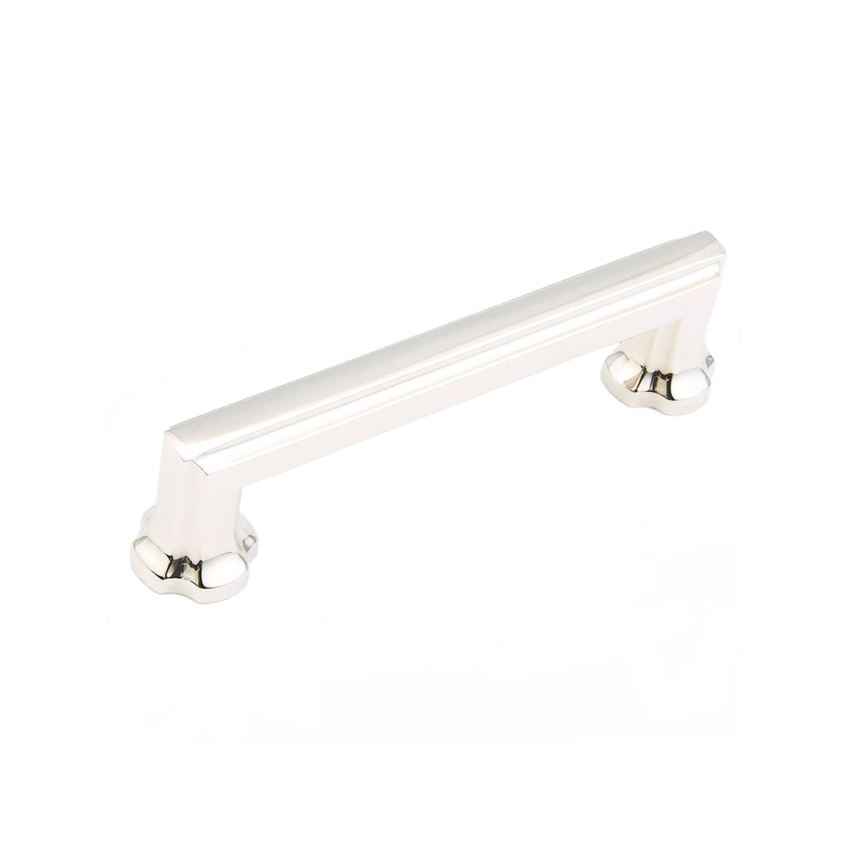 Schaub and Company - 877-PN - Empire 4" Center to Center Traditional Regal Elegant Cabinet Handle / Drawer Pull in Polished Nickel