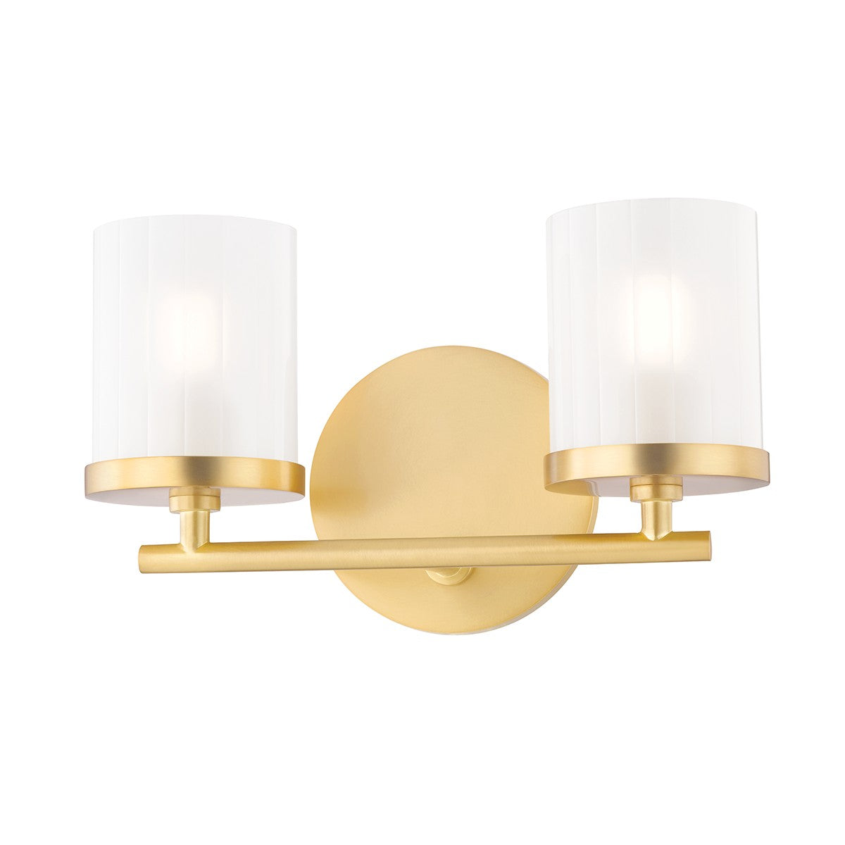 Mitzi - H239302-AGB - Two Light Bath and Vanity - Ryan - Aged Brass