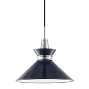 Mitzi - H251701S-PN/NVY - One Light Pendant - Kiki - Polished Nickel/Navy