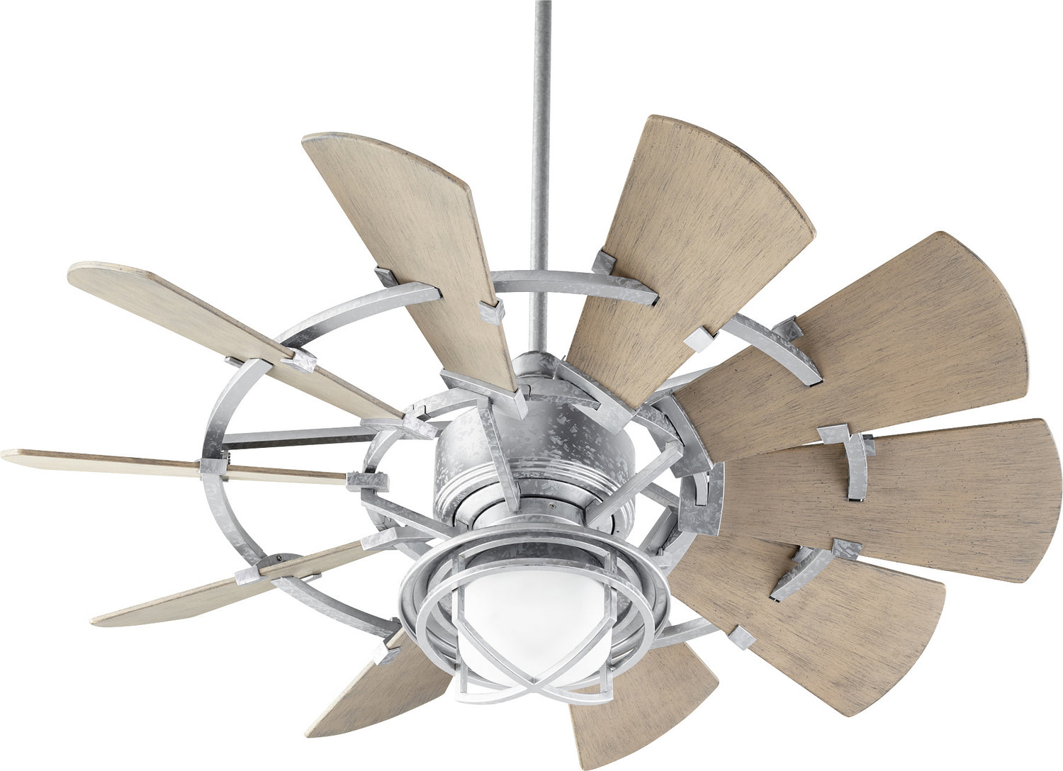 Quorum - 1904-9 - LED Fan Light Kit - Windmill - Galvanized