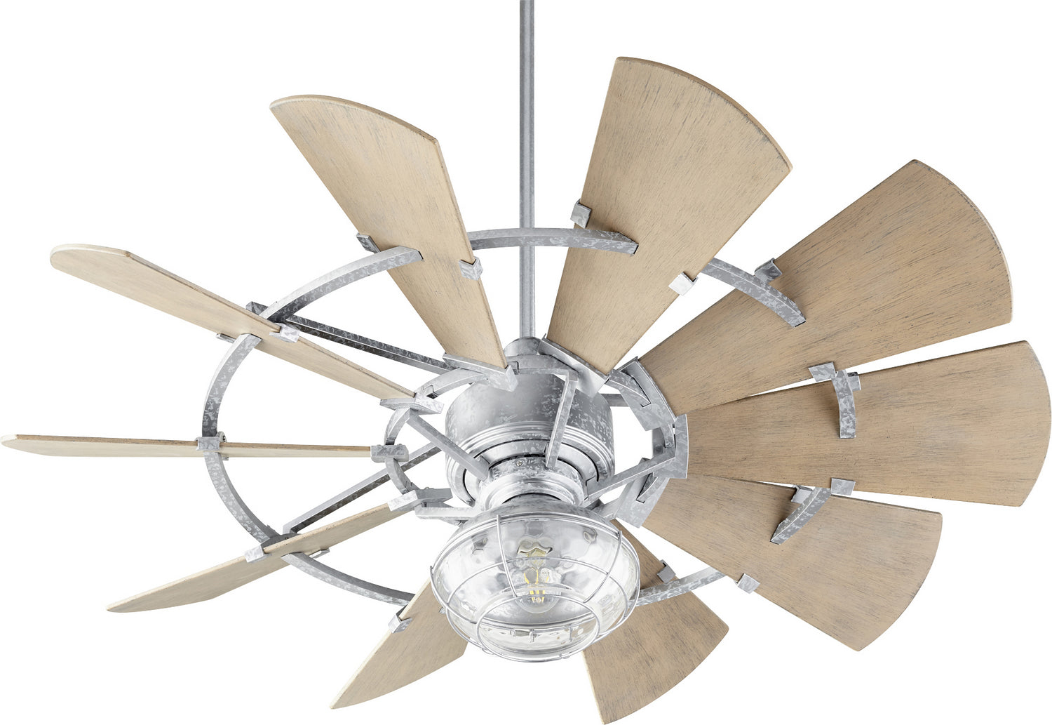 Quorum - 1974-9 - LED Fan Light Kit - Windmill - Galvanized