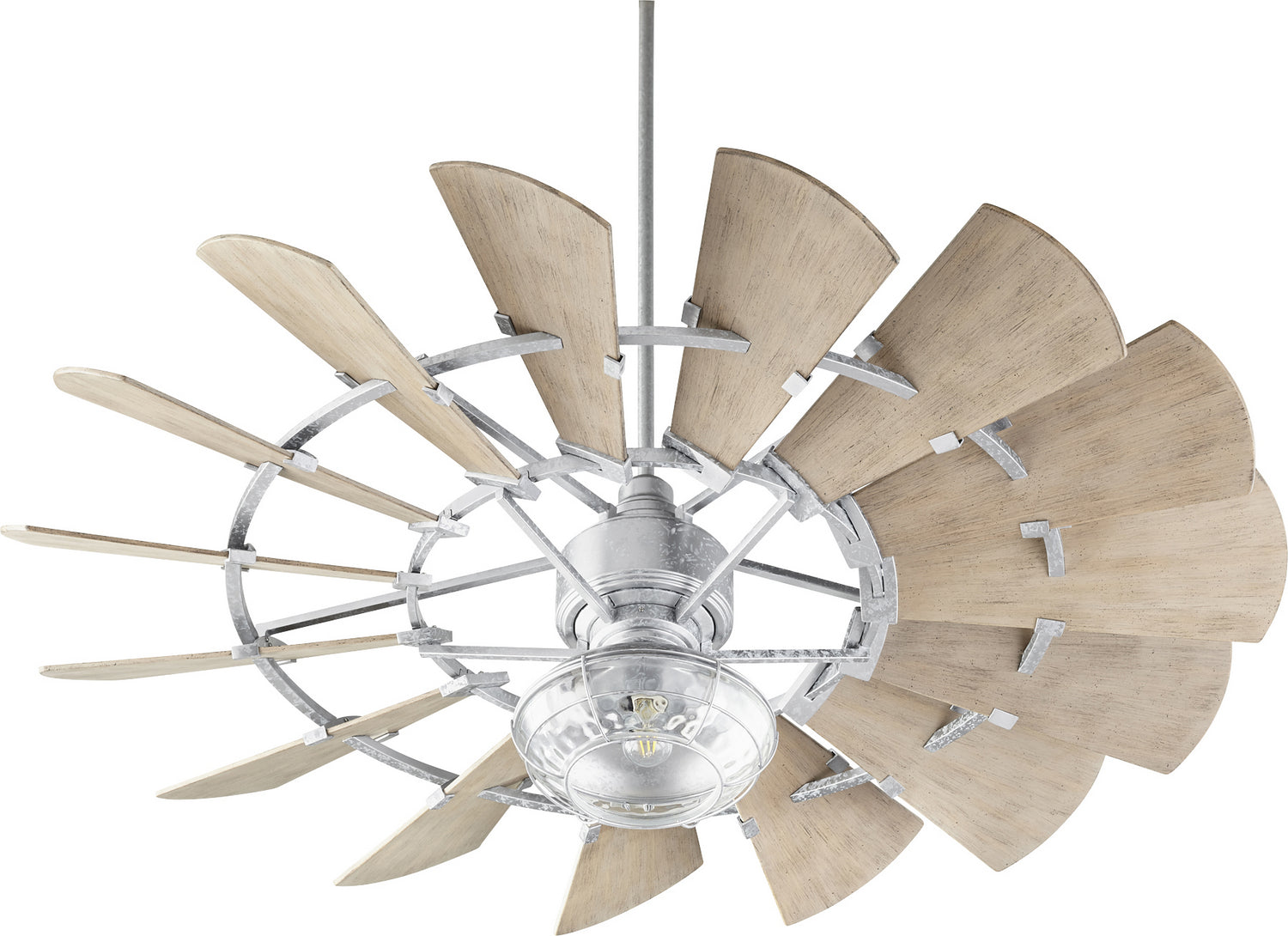 Quorum - 1975-9 - LED Fan Light Kit - Windmill - Galvanized