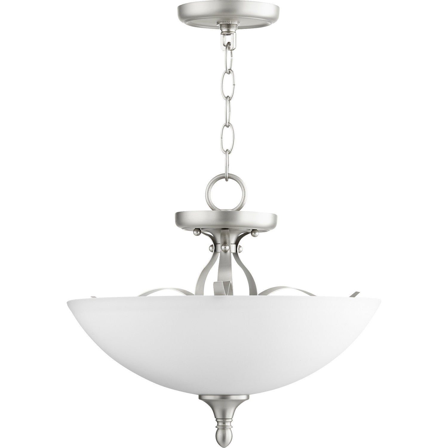 Quorum - 2827-15-65 - Three Light Dual Mount - Jardin - Satin Nickel