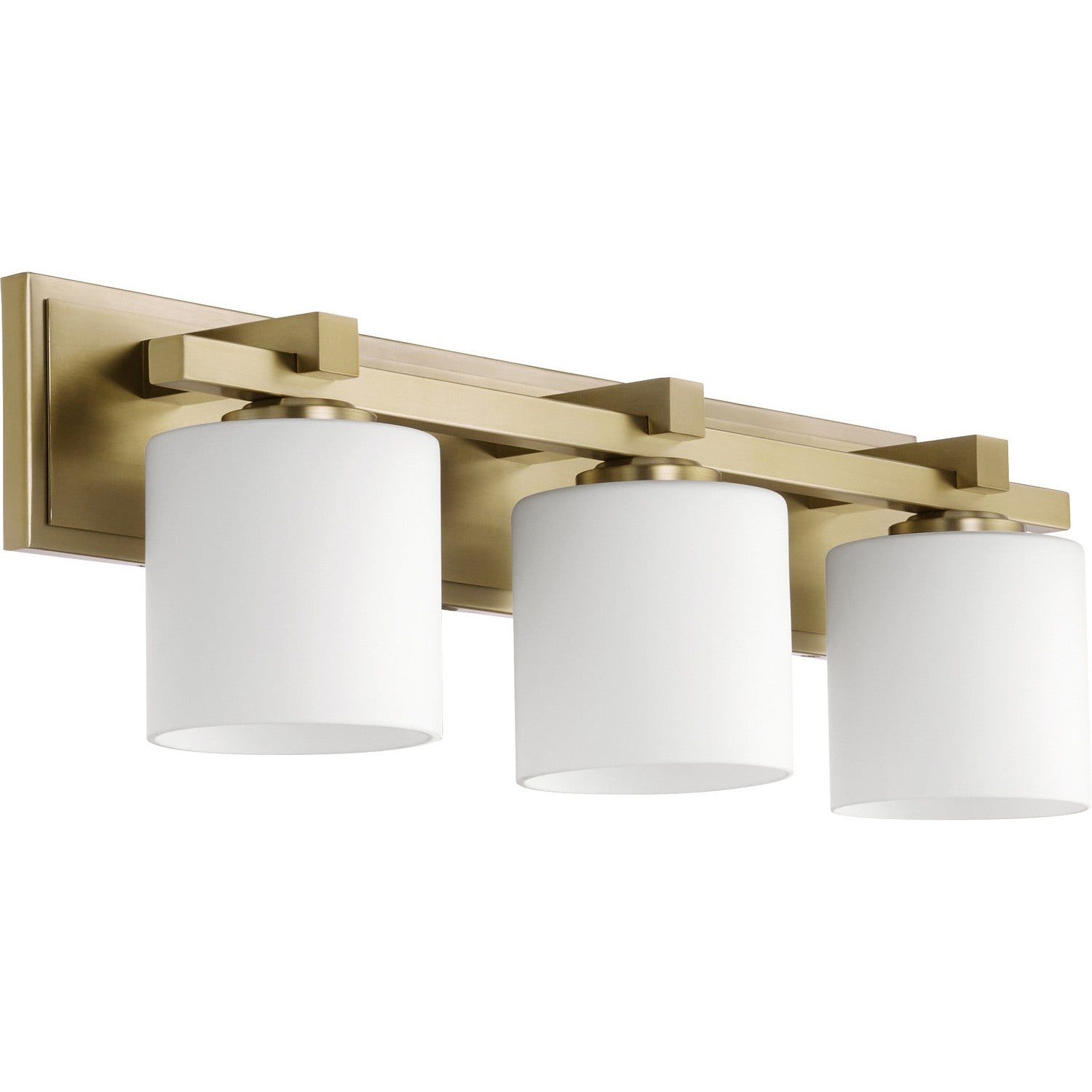 Quorum - 5369-3-80 - Three Light Vanity - 5369 Vanities - Aged Brass