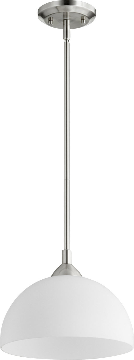 Quorum - 6069-65 - One Light Pendant - Barkley - Satin Nickel