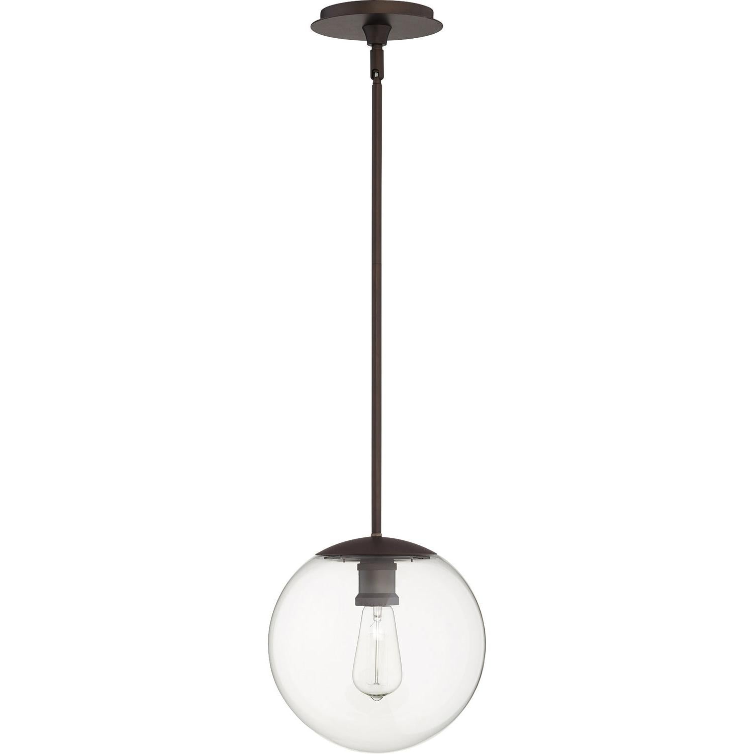 Quorum - 80-10-86 - One Light Pendant - Globe Pendants - Oiled Bronze