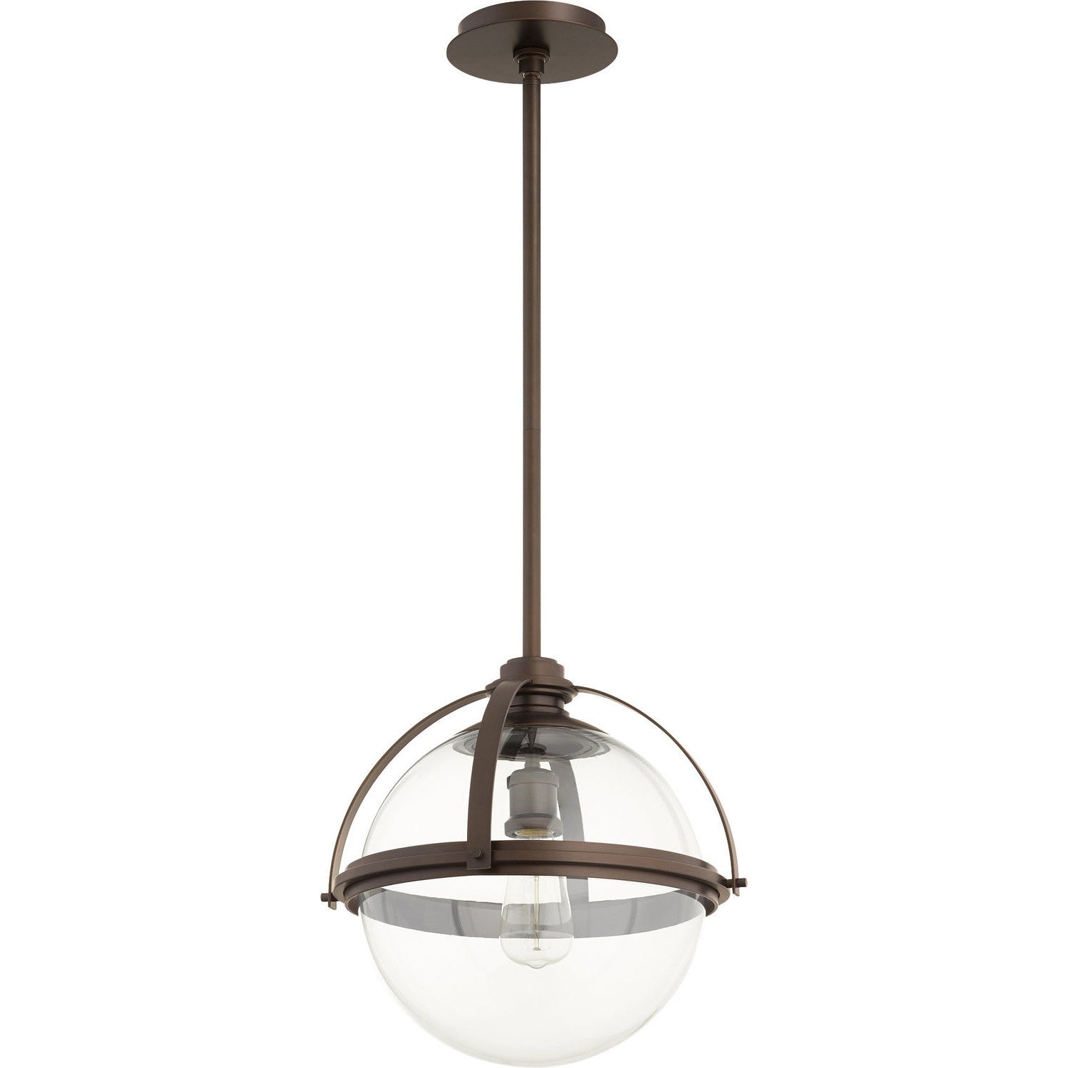 Quorum - 88-15-86 - One Light Pendant - Meridian Globe Pendants - Oiled Bronze