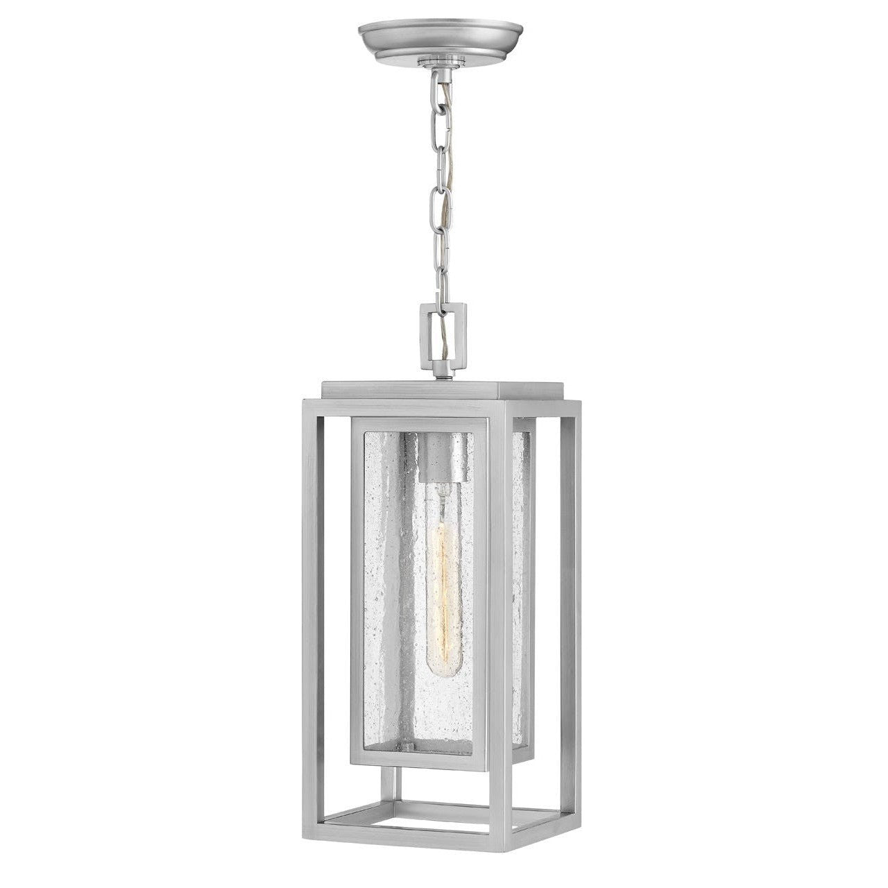 Hinkley - 1002SI - LED Hanging Lantern - Republic - Satin Nickel