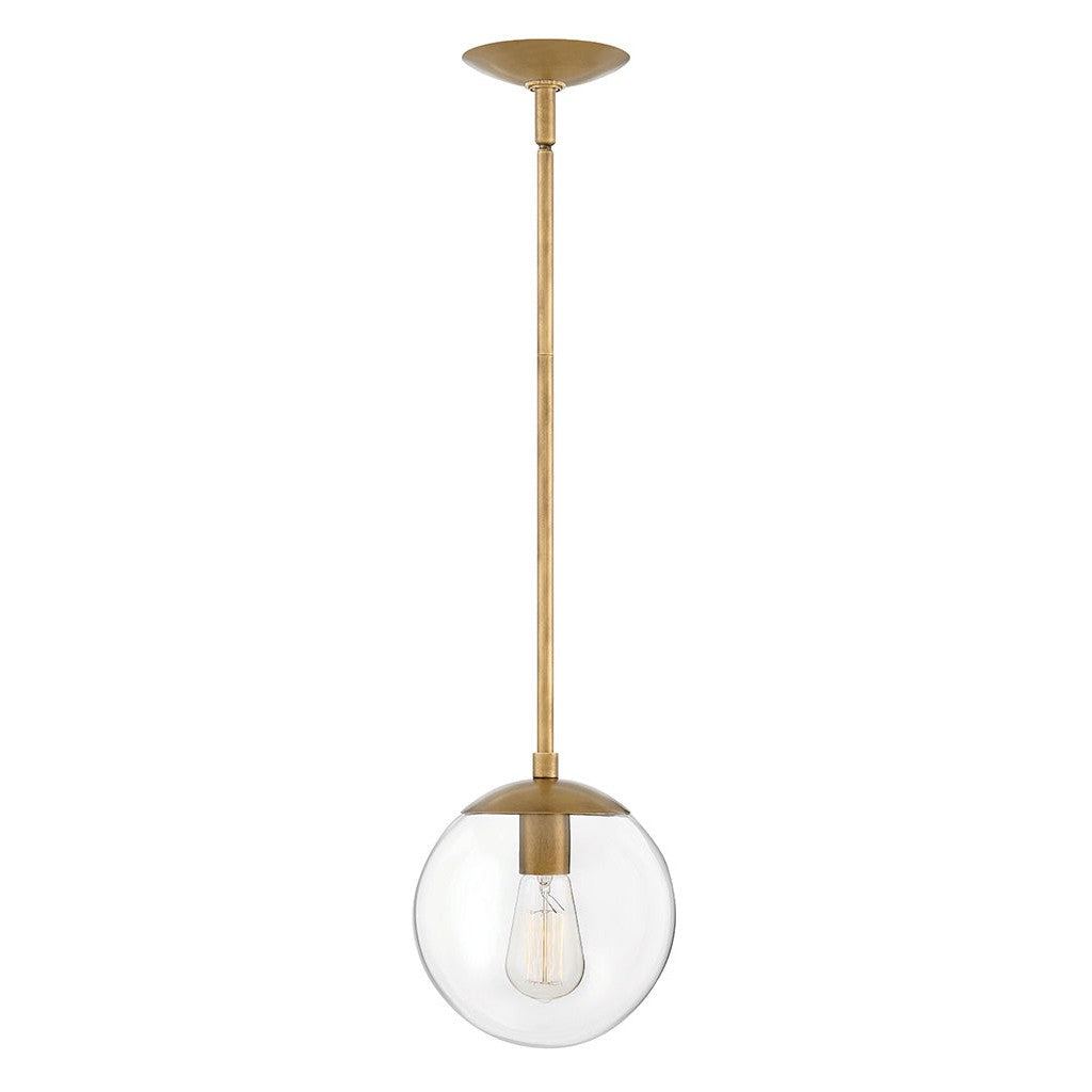 Hinkley - 3747HB - LED Pendant - Warby - Heritage Brass