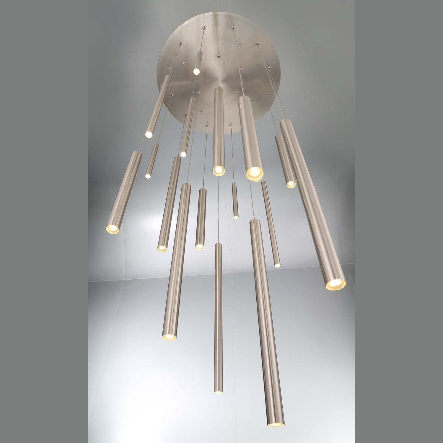 Eurofase - 31445-025 - LED Chandelier - Santana - Satin Nickel