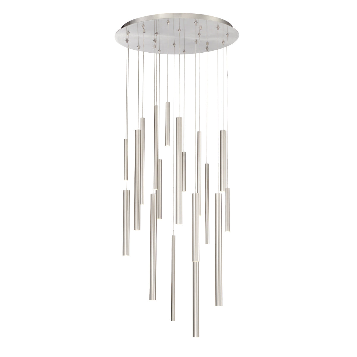 Eurofase - 31445-025 - LED Chandelier - Santana - Satin Nickel