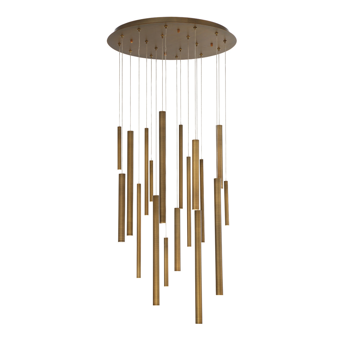 Eurofase - 31445-038 - LED Chandelier - Santana - Brass