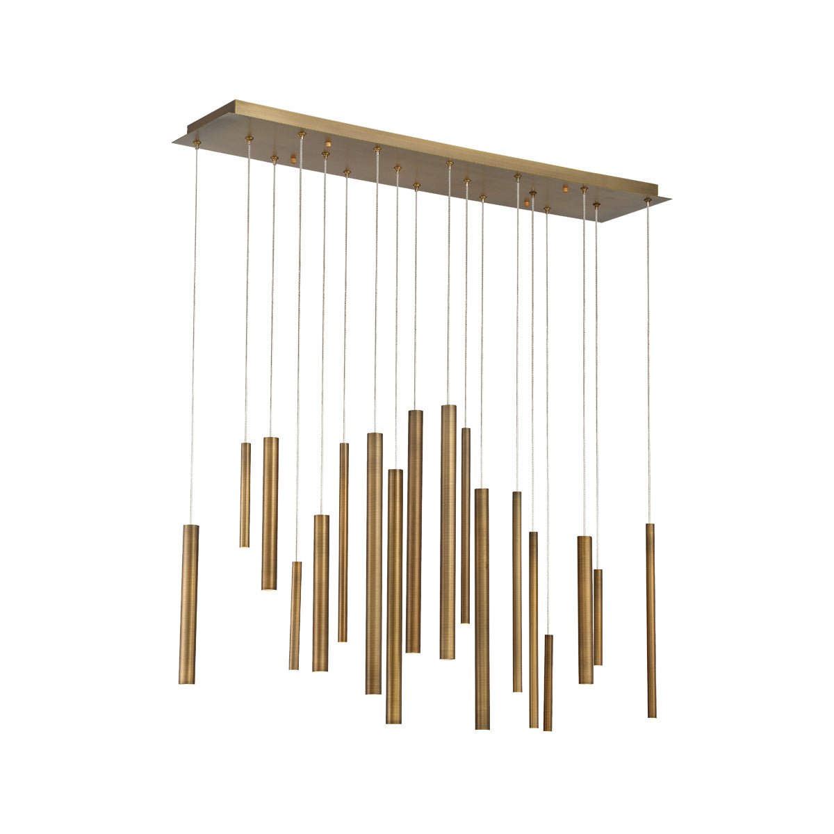Eurofase - 31446-035 - LED Chandelier - Santana - Brass