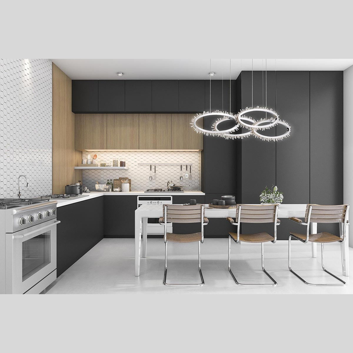 Eurofase - 33731-018 - LED Chandelier - Scoppia - Chrome