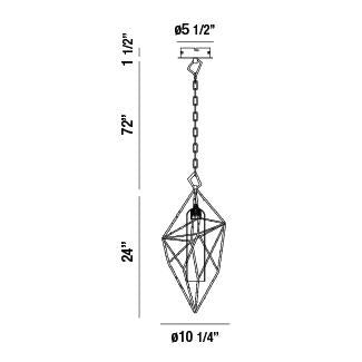 Eurofase - 33758-015 - LED Pendant - Verdino - Rose Gold