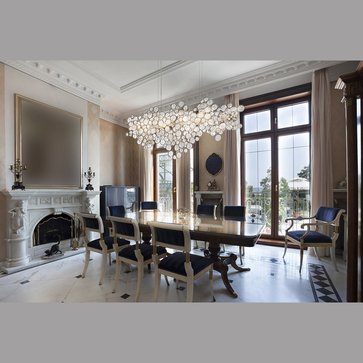 Eurofase - 34032-015 - 15 Light Chandelier - Trento - Chrome