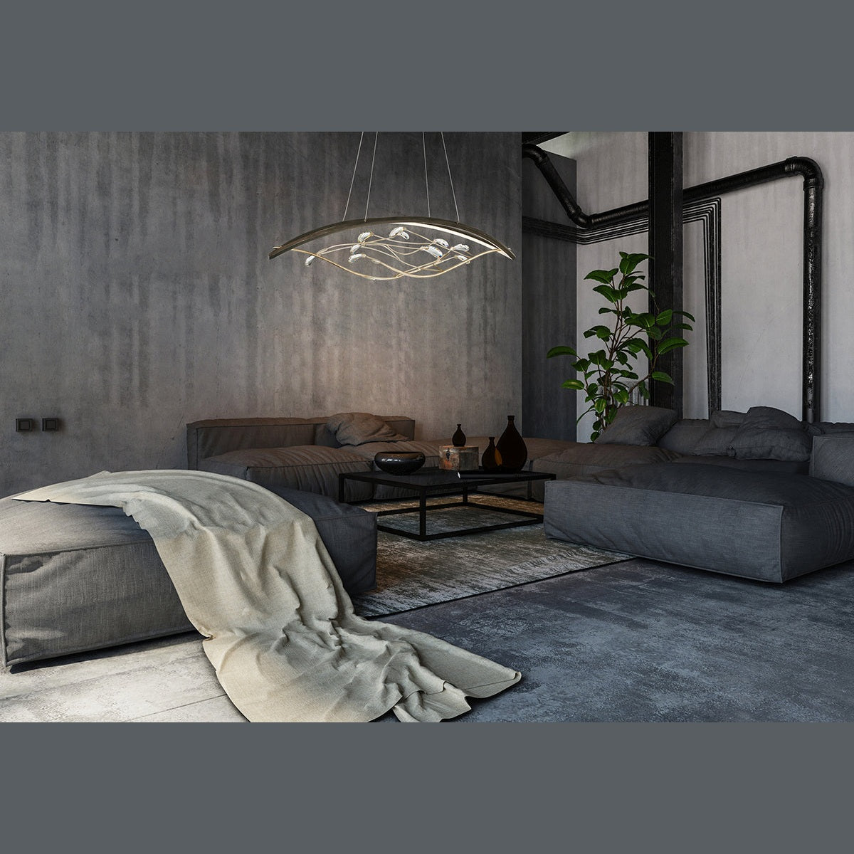Eurofase - 34065-013 - LED Chandelier - Basilica - Bronze