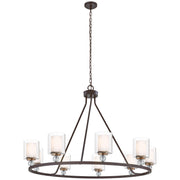 Minka-Lavery - 3087-416 - Nine Light Chandelier - Studio 5 - Painted Bronze W/Natural Brush