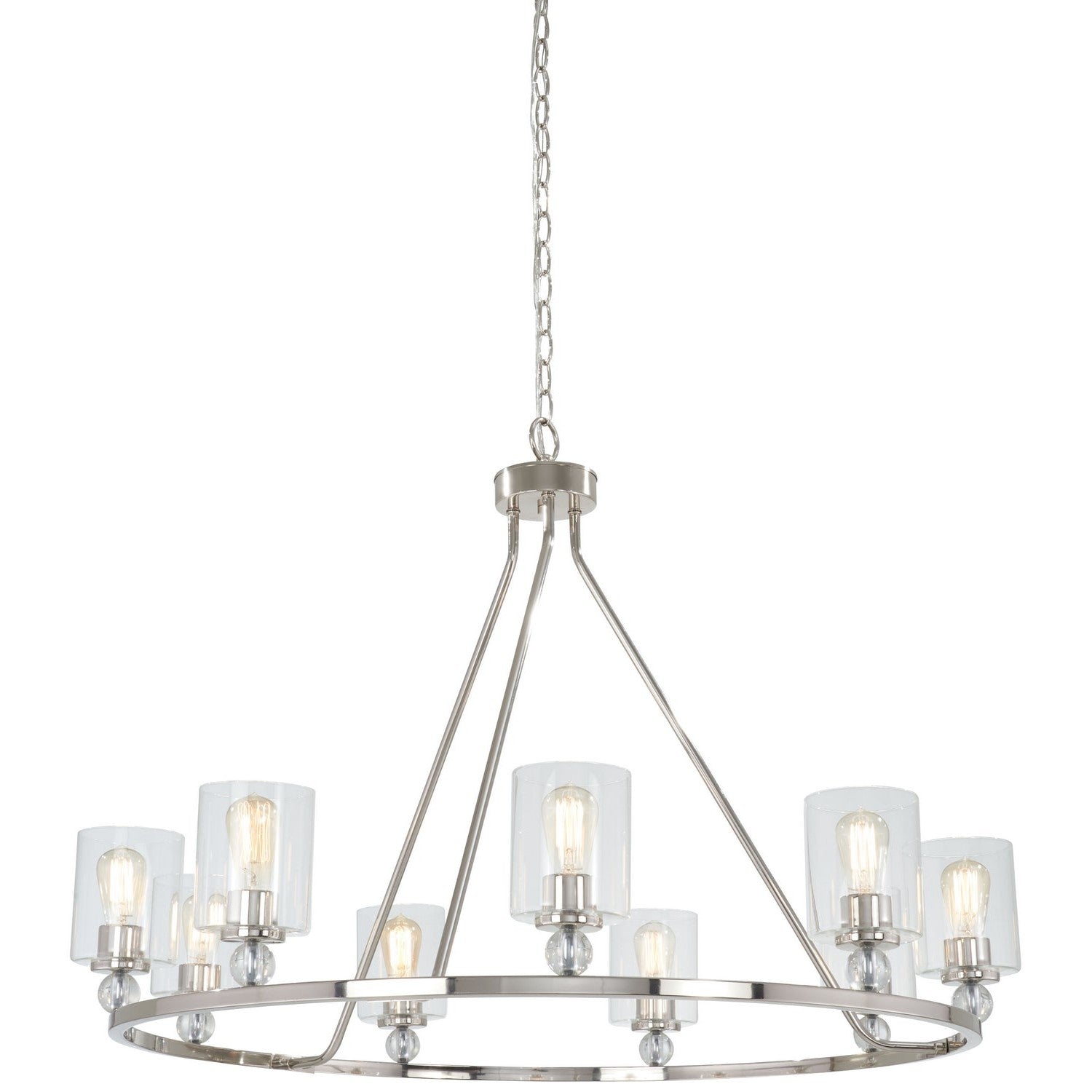 Minka-Lavery - 3087-613 - Nine Light Chandelier - Studio 5 - Polished Nickel