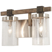 Minka-Lavery - 4632-106 - Two Light Bath - Bridlewood - Stone Grey W/Brushed Nickel