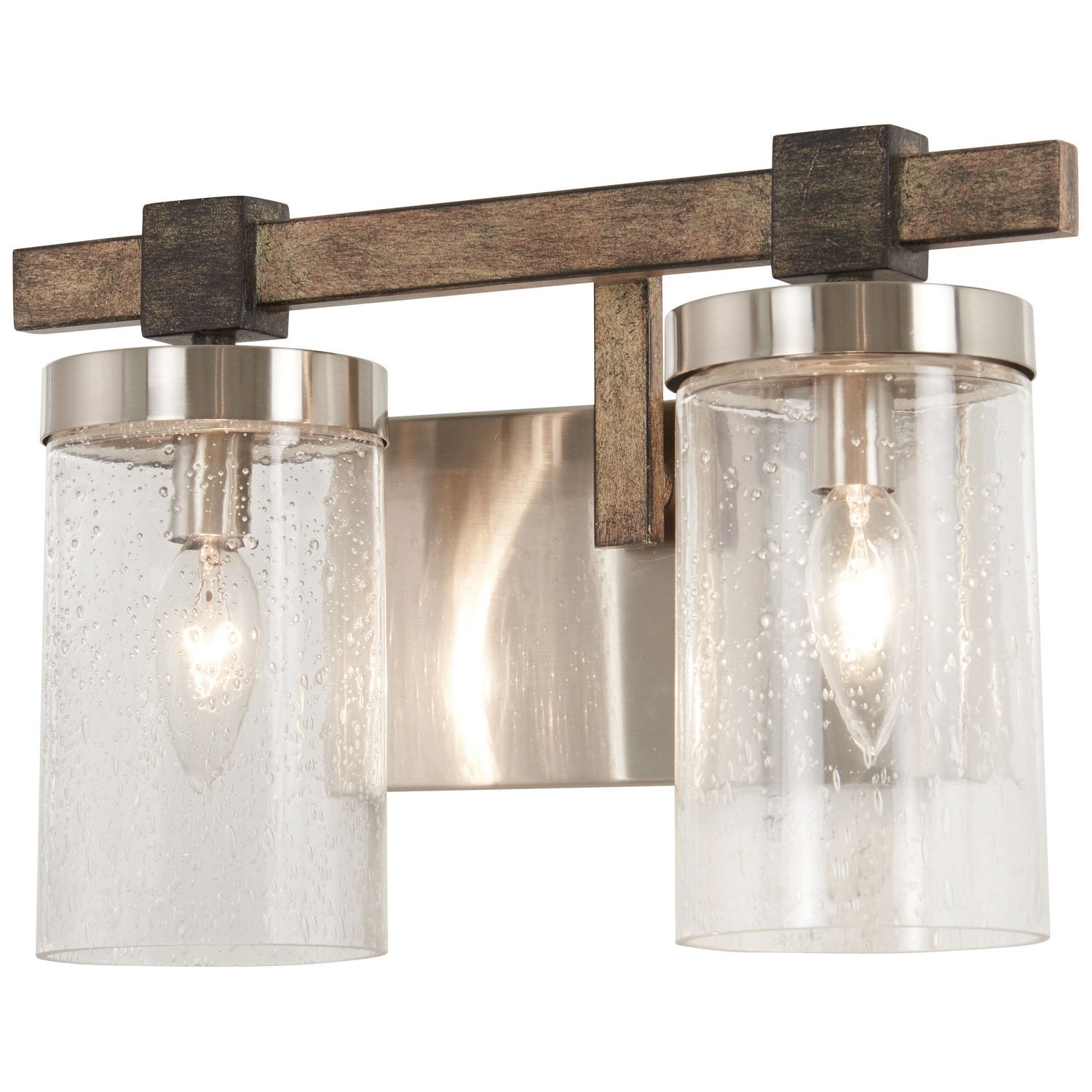 Minka-Lavery - 4632-106 - Two Light Bath - Bridlewood - Stone Grey W/Brushed Nickel