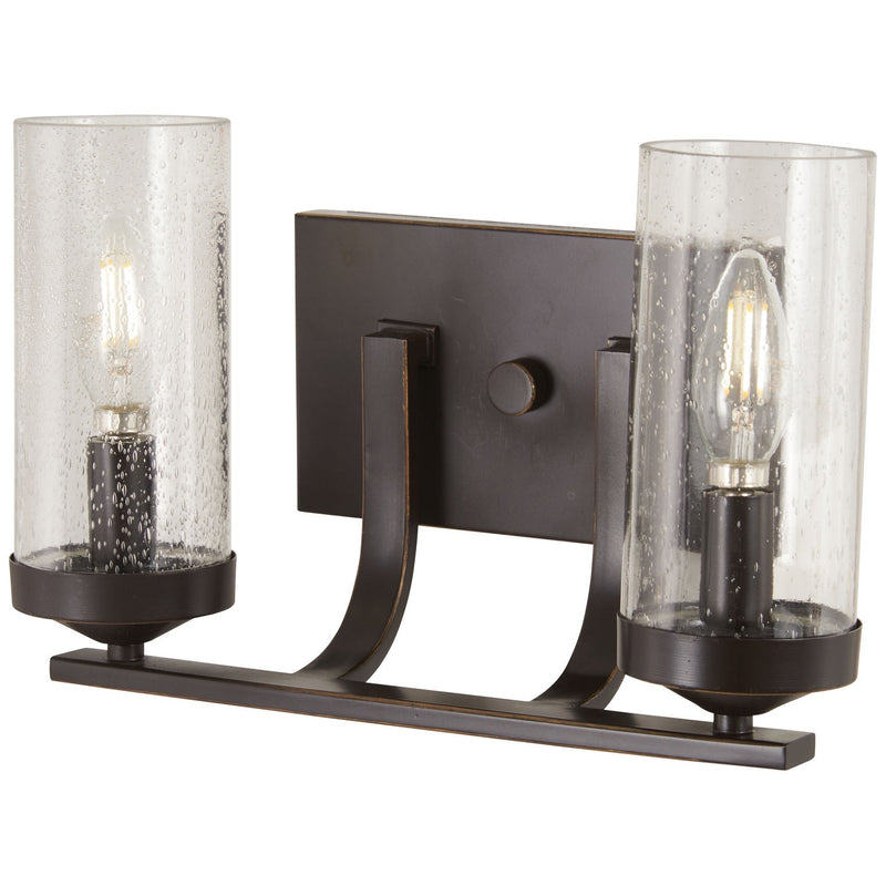 Minka-Lavery - 4652-579 - Two Light Bath - Elyton - Downton Bronze With Gold Highl