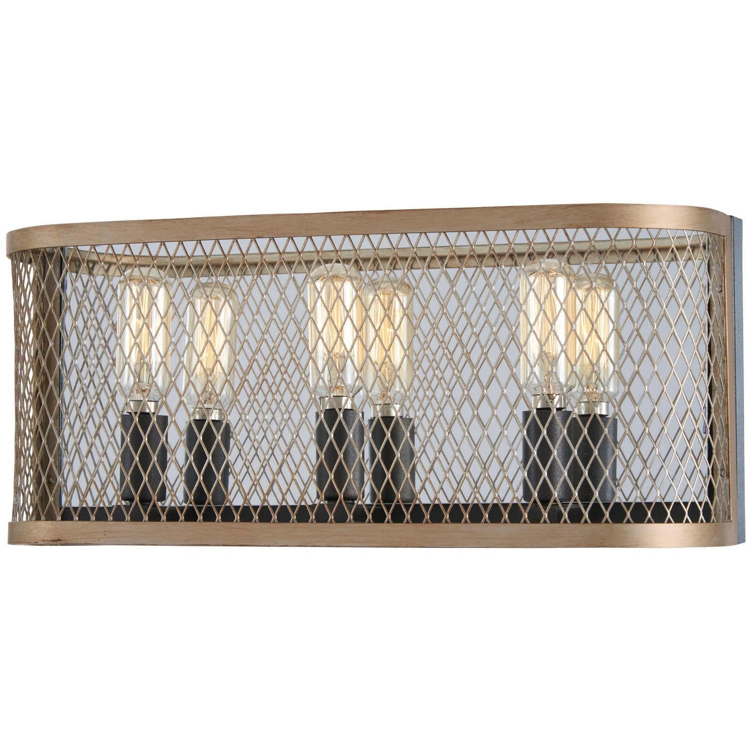 Minka-Lavery - 4683-107 - Three Light Bath - Marsden Commons - Smoked Iron W/Aged Gold