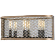 Minka-Lavery - 4683-107 - Three Light Bath - Marsden Commons - Smoked Iron W/Aged Gold