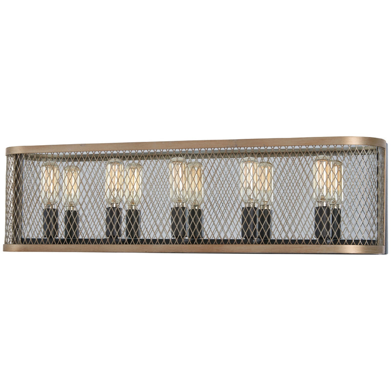 Minka-Lavery - 4685-107 - Five Light Bath - Marsden Commons - Smoked Iron W/Aged Gold