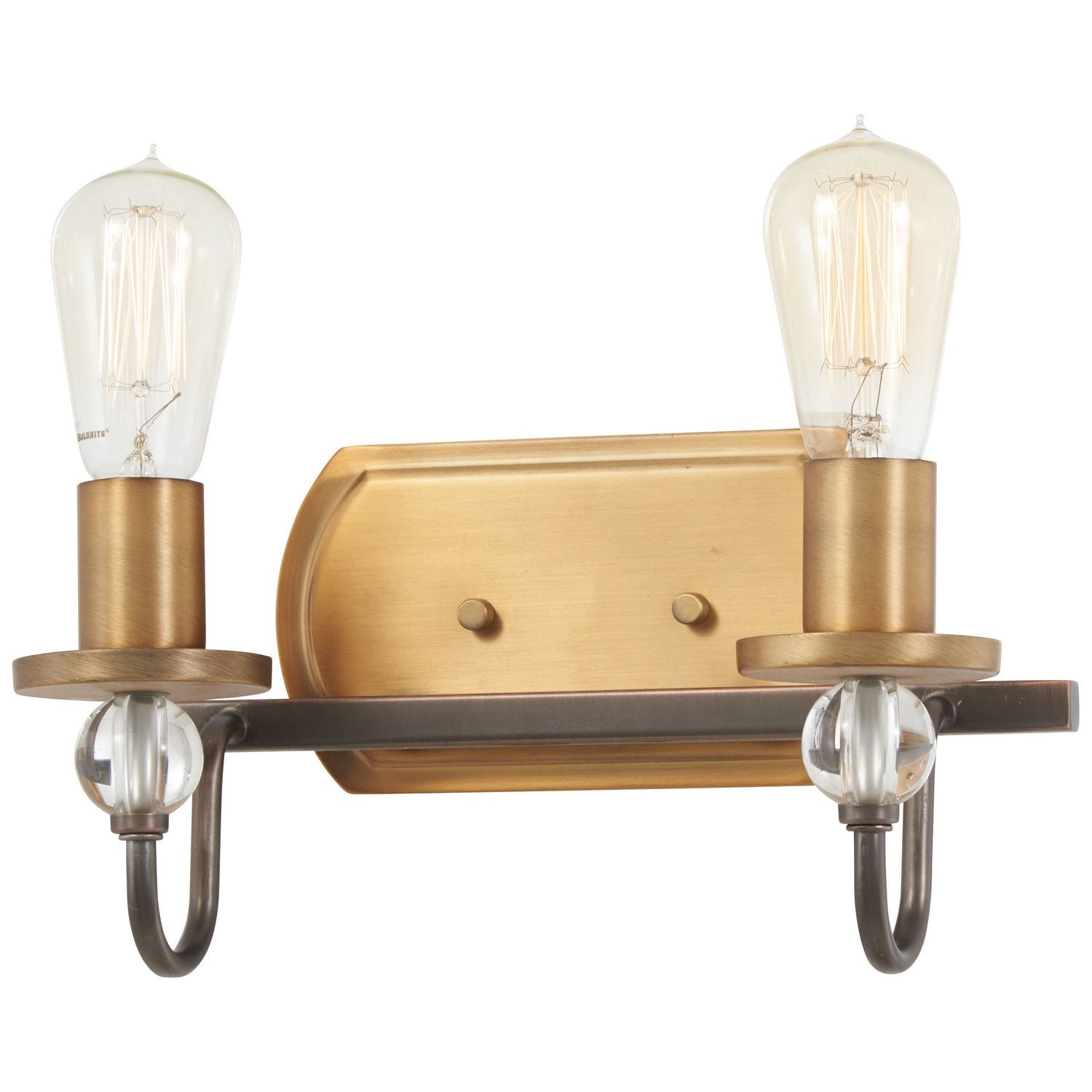 Minka-Lavery - 4722-113 - Two Light Bath - Safra - Harvard Court Bronze W/Natural