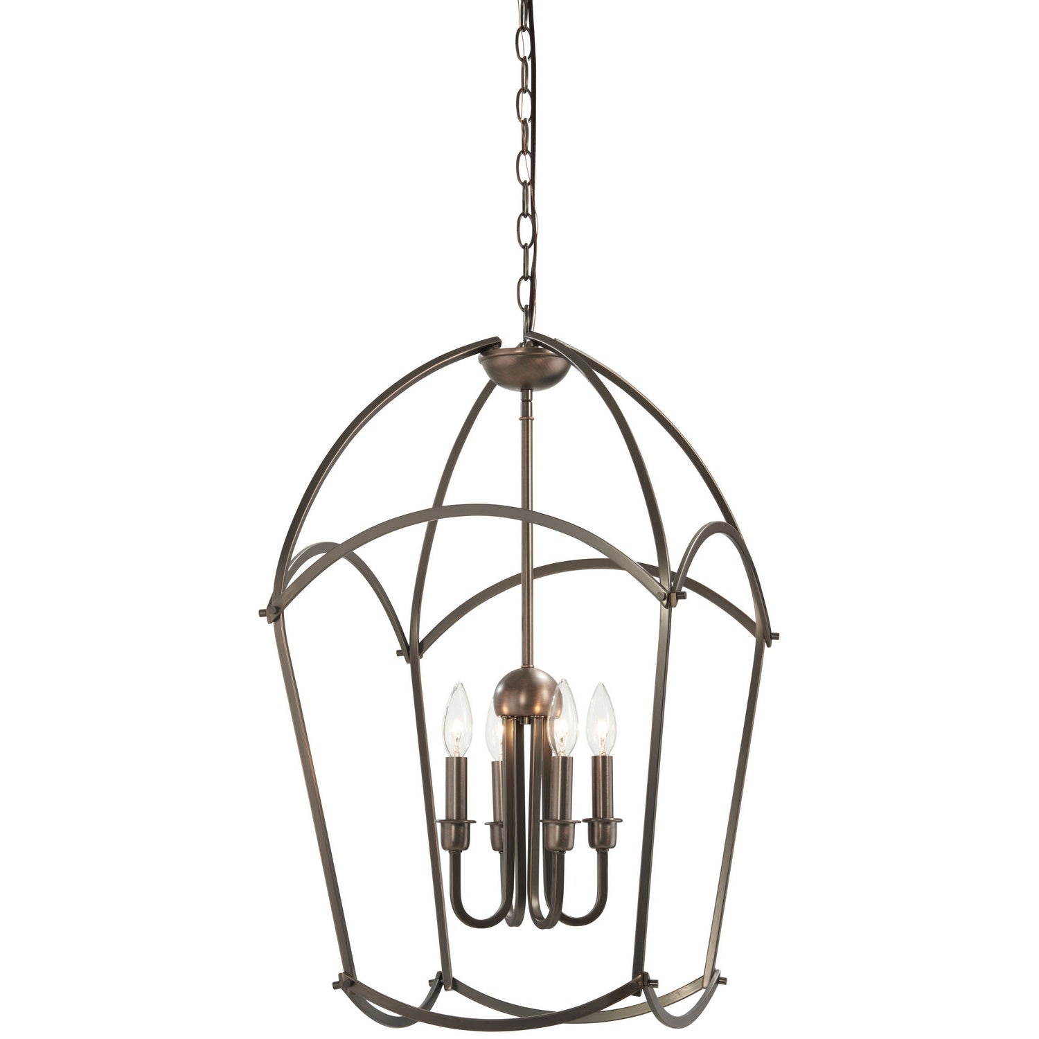 Minka-Lavery - 4774-281 - Four Light Pendant - Jupiter'S Canopy - Harvard Court Bronze (Plated)