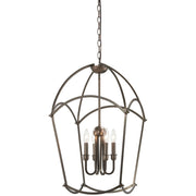 Minka-Lavery - 4774-281 - Four Light Pendant - Jupiter'S Canopy - Harvard Court Bronze (Plated)
