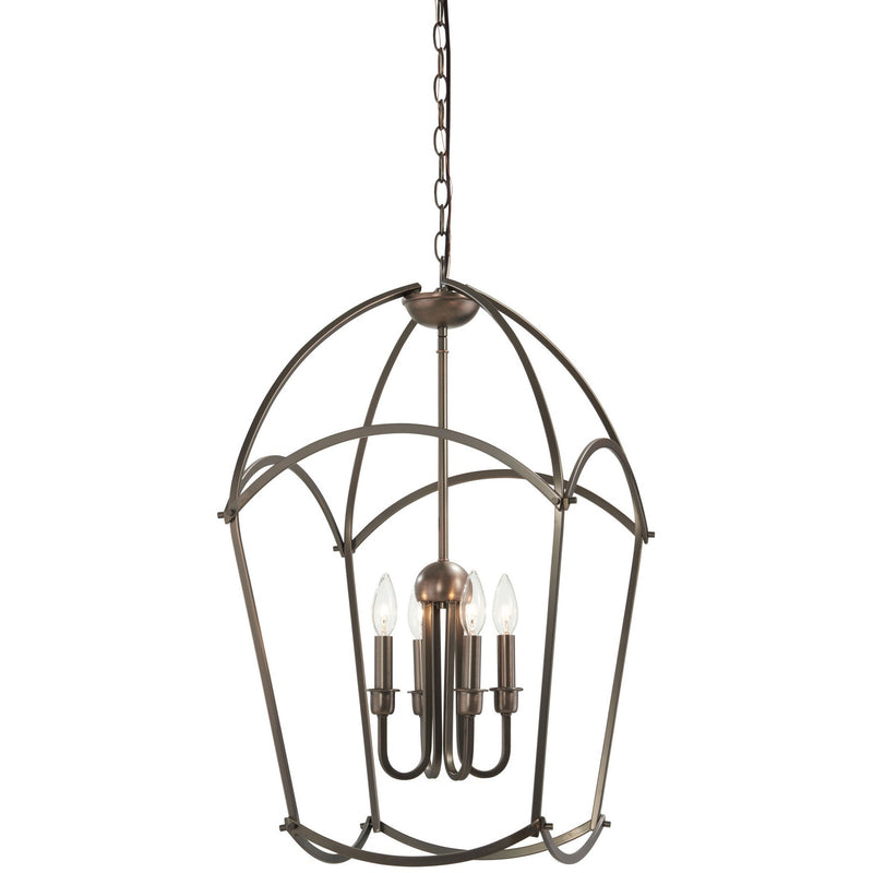 Minka-Lavery - 4774-281 - Four Light Pendant - Jupiter'S Canopy - Harvard Court Bronze (Plated)
