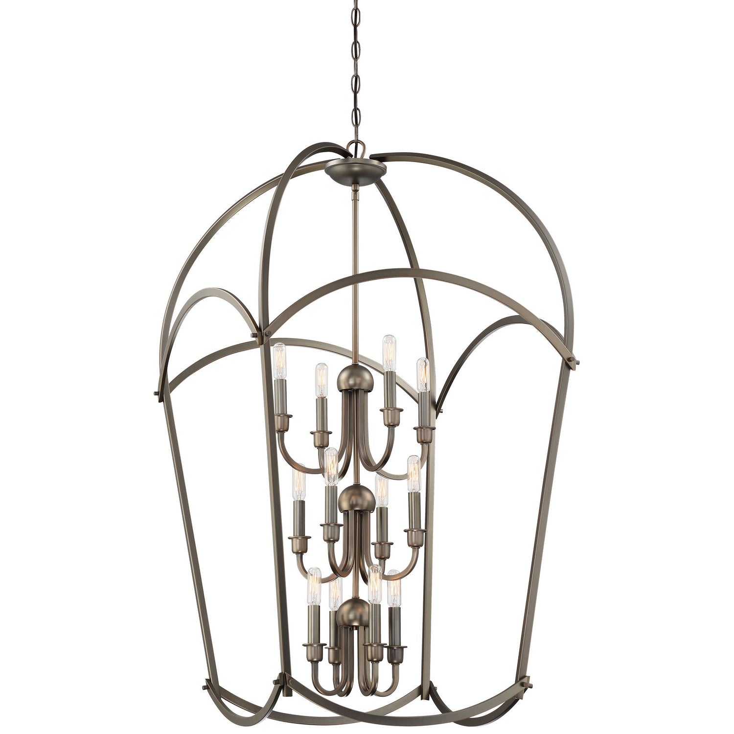 Minka-Lavery - 4775-281 - 12 Light Pendant - Jupiter'S Canopy - Harvard Court Bronze (Plated)