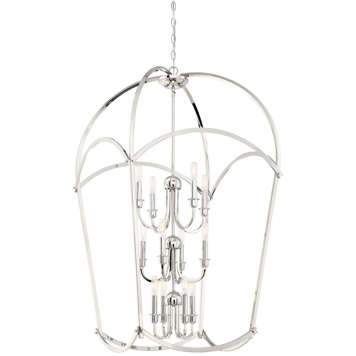 Minka-Lavery - 4775-613 - 12 Light Pendant - Jupiter'S Canopy - Polished Nickel