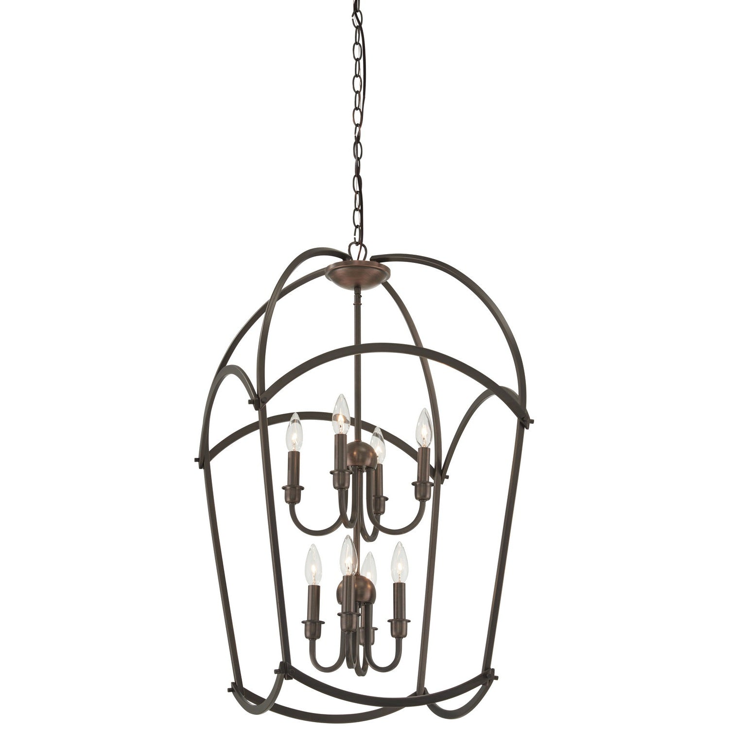 Minka-Lavery - 4778-281 - Eight Light Pendant - Jupiter'S Canopy - Harvard Court Bronze (Plated)