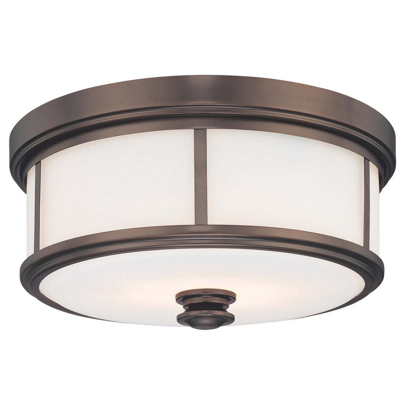 Minka-Lavery - 6369-281 - Five Light Flush Mount - Harvard Court Bronze (Plated)