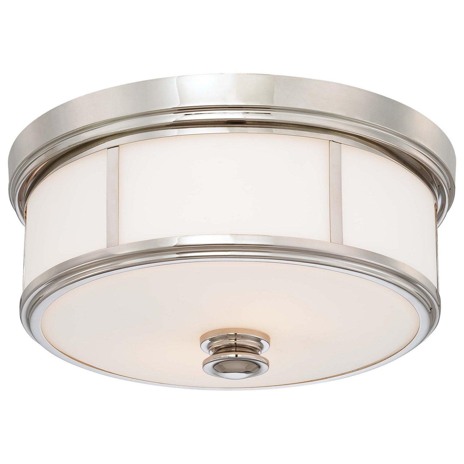Minka-Lavery - 6369-613 - Five Light Flush Mount - Polished Nickel