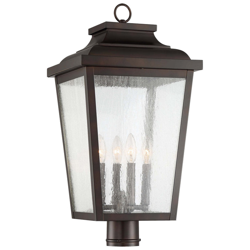 Minka-Lavery - 72177-189 - Four Light Post Mount - Irvington Manor - Chelesa Bronze