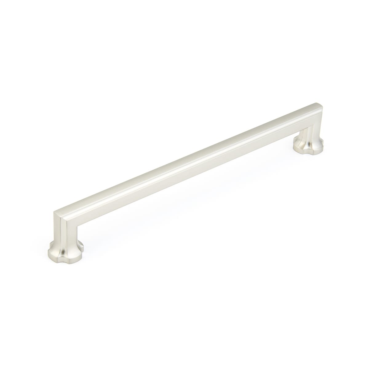 Schaub and Company - 879-15-10PACK - Empire Pack of (10) - 8" Center to Center Classical Roman Cabinet Handles / Drawer Pulls in Satin Nickel