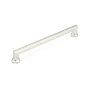 Schaub and Company - 879-15-10PACK - Empire Pack of (10) - 8" Center to Center Classical Roman Cabinet Handles / Drawer Pulls in Satin Nickel