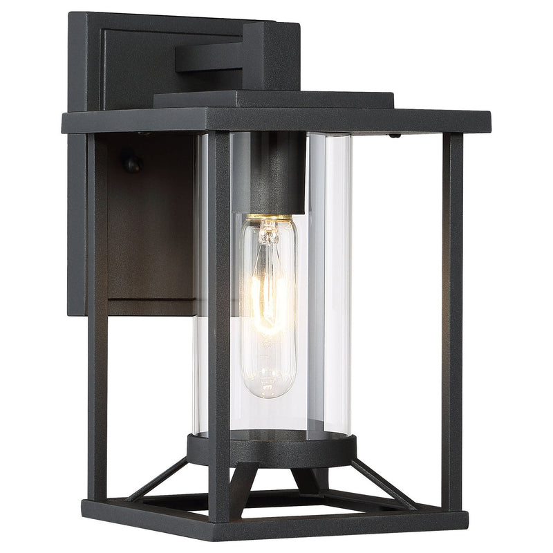 Minka-Lavery - 72471-66 - One Light Outdoor Wall Mount - Trescott - Coal