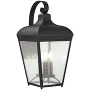 Minka-Lavery - 72483-143C - Four Light Outdoor Wall Mount - Marquee - Oil Rubbed Bronze W/ Gold High