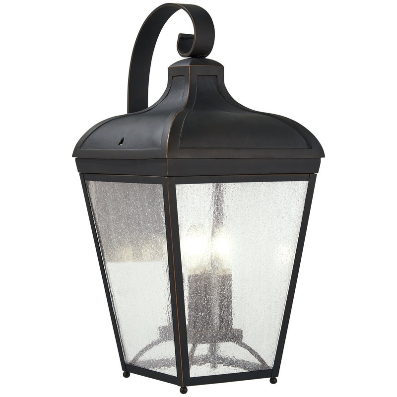 Minka-Lavery - 72483-143C - Four Light Outdoor Wall Mount - Marquee - Oil Rubbed Bronze W/ Gold High