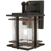 Minka-Lavery - 72491-68 - One Light Outdoor Wall Mount - San Marcos - Coal W/Antique Copper Accents