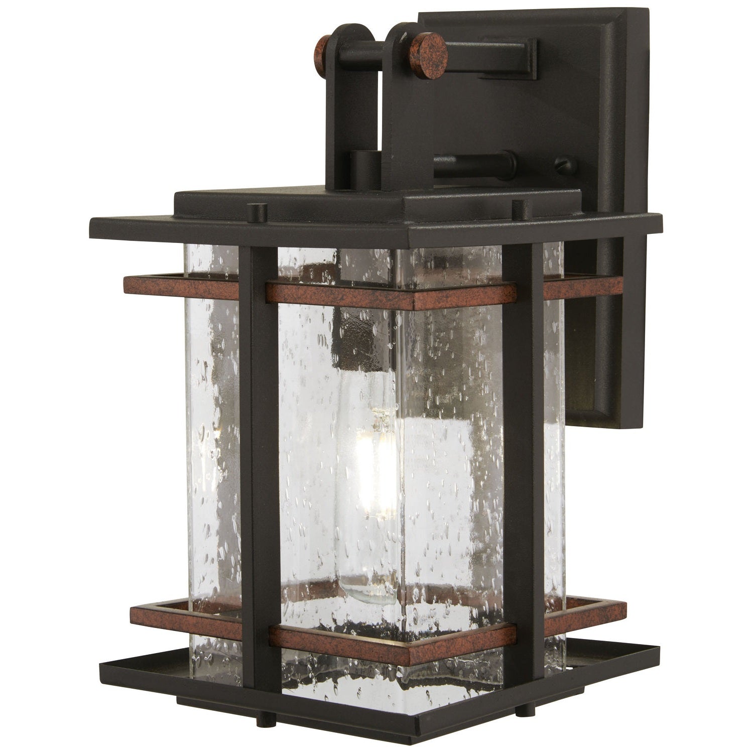 Minka-Lavery - 72491-68 - One Light Outdoor Wall Mount - San Marcos - Coal W/Antique Copper Accents