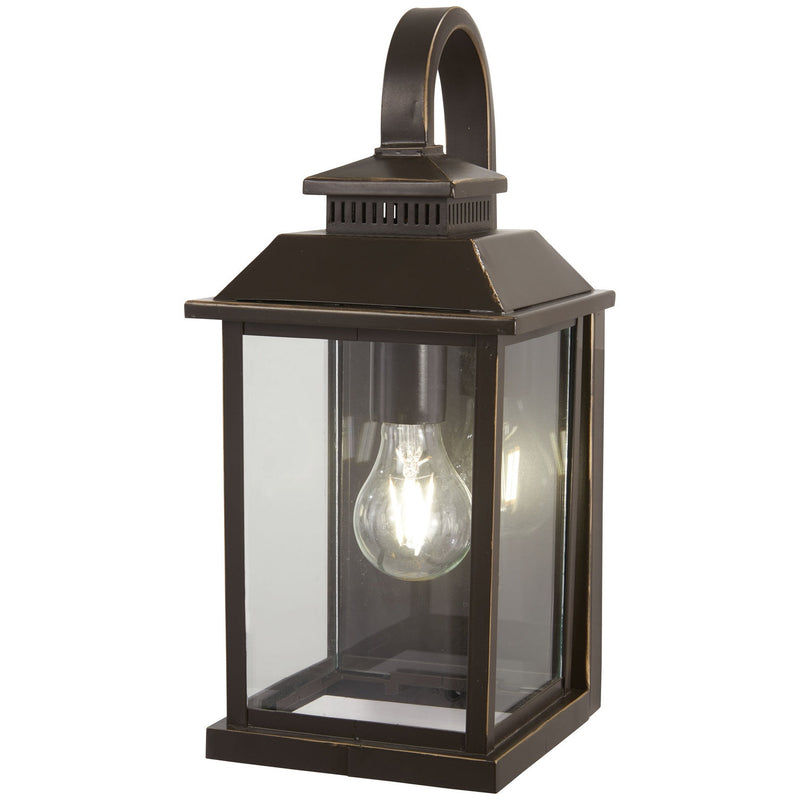 Minka-Lavery - 72591-143C - One Light Outdoor Wall Mount - Miner'S Loft - Oil Rubbed Bronze W/ Gold High